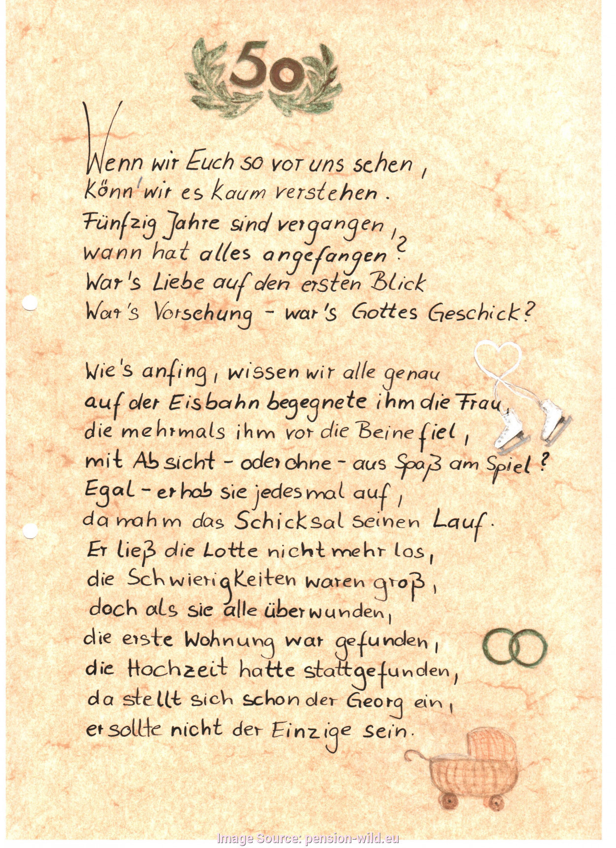 Goldene Hochzeit Gedicht
 Beste 20 Lustige Vorträge Zur Goldenen Hochzeit Beste