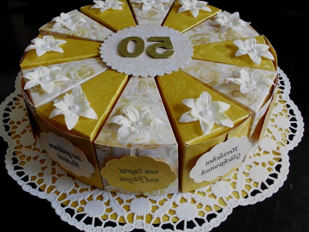 Goldene Hochzeit Geschenk Basteln
 Geschenk Hochzeit Selber Machen Lustige Und Ausgefallene