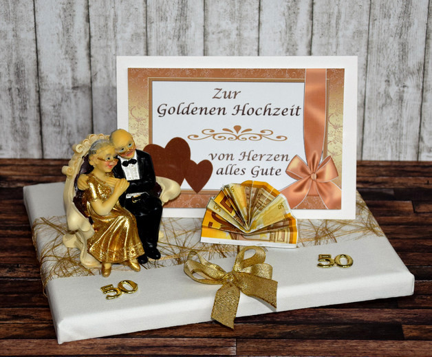 Goldene Hochzeit Geschenk Selber Basteln
 goldene hochzeit karte basteln Design 35 Modern Geschenke