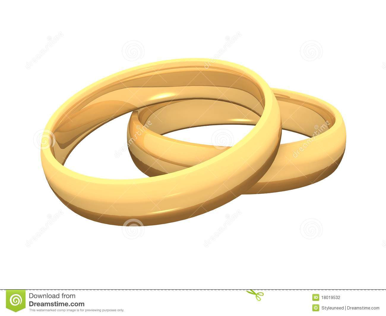 Goldene Hochzeit Hintergrund Kostenlos
 Goldene Ringe 3D Für Hochzeit 05 Stock Abbildung