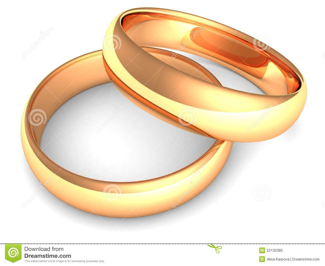 Goldene Hochzeit Hintergrund Kostenlos
 Ringe Der Goldenen Hochzeit Auf Weißem Hintergrund