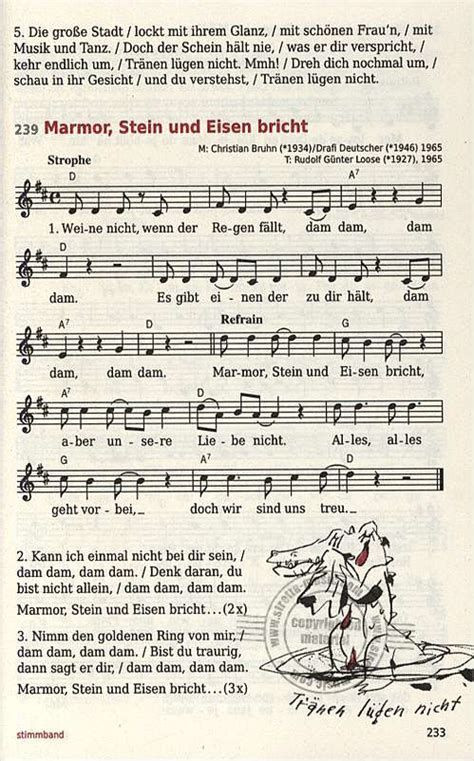 Goldene Hochzeit Lied Marmor Stein Und Eisen Bricht
 Bildergebnis für klaviernoten marmor stein und eisen