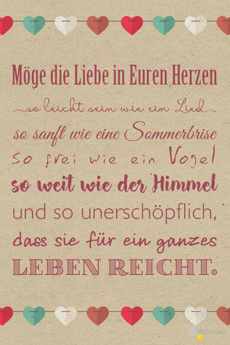 Goldene Hochzeit Spruch
 Hochzeitssprüche ♥ 20 kostenlose Sprüche en und