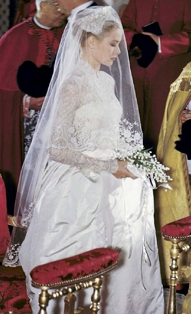 Grace Kelly Hochzeit
 Grace Kelly Princess Grace of Monaco on her wedding day