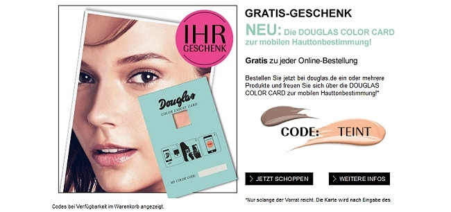 Gratis Geschenke Douglas
 Douglas hochwertigen Gratis Geschenken 2 Proben