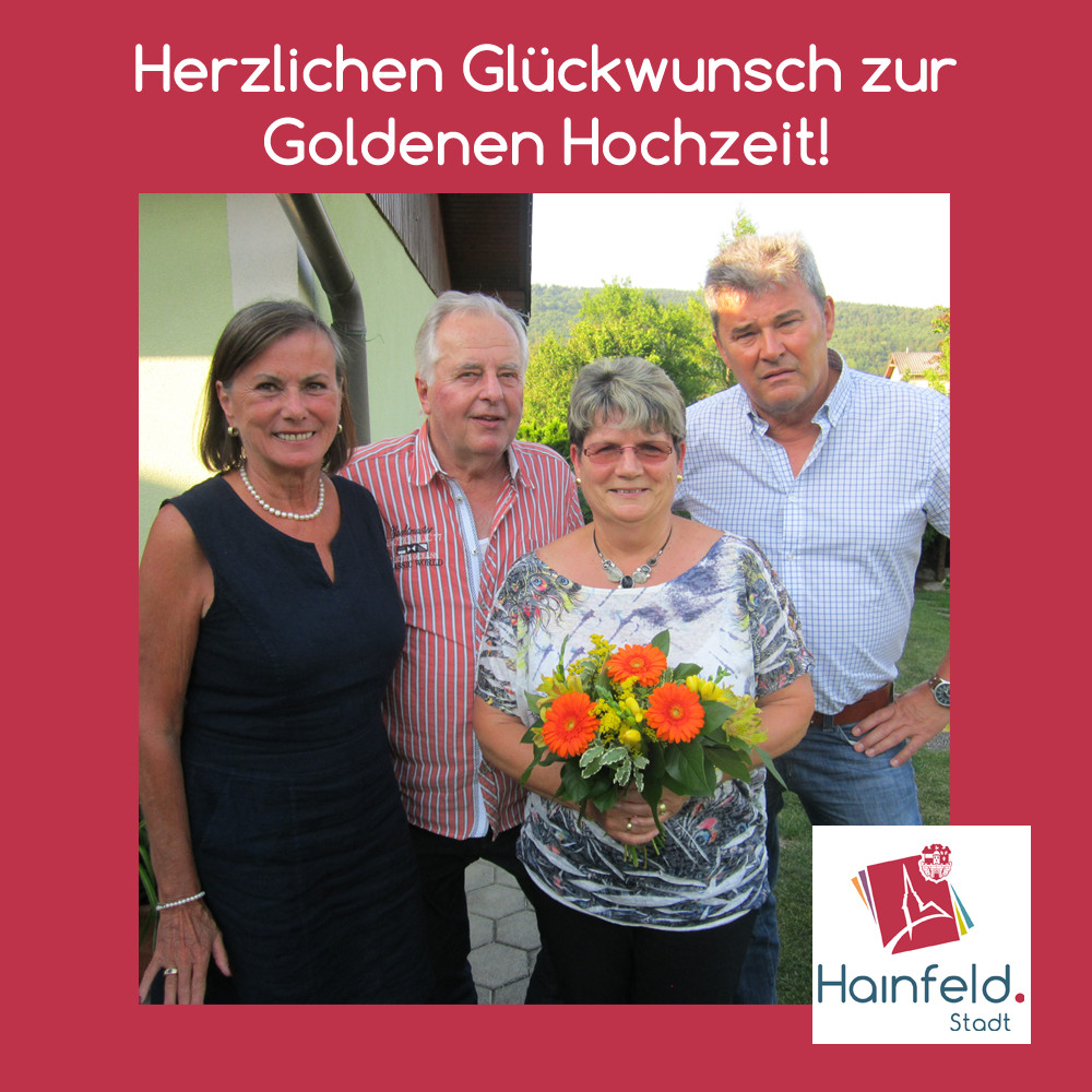 Gratulation Zur Goldenen Hochzeit
 Herzliche Gratulation zur Goldenen Hochzeit von Gismar und