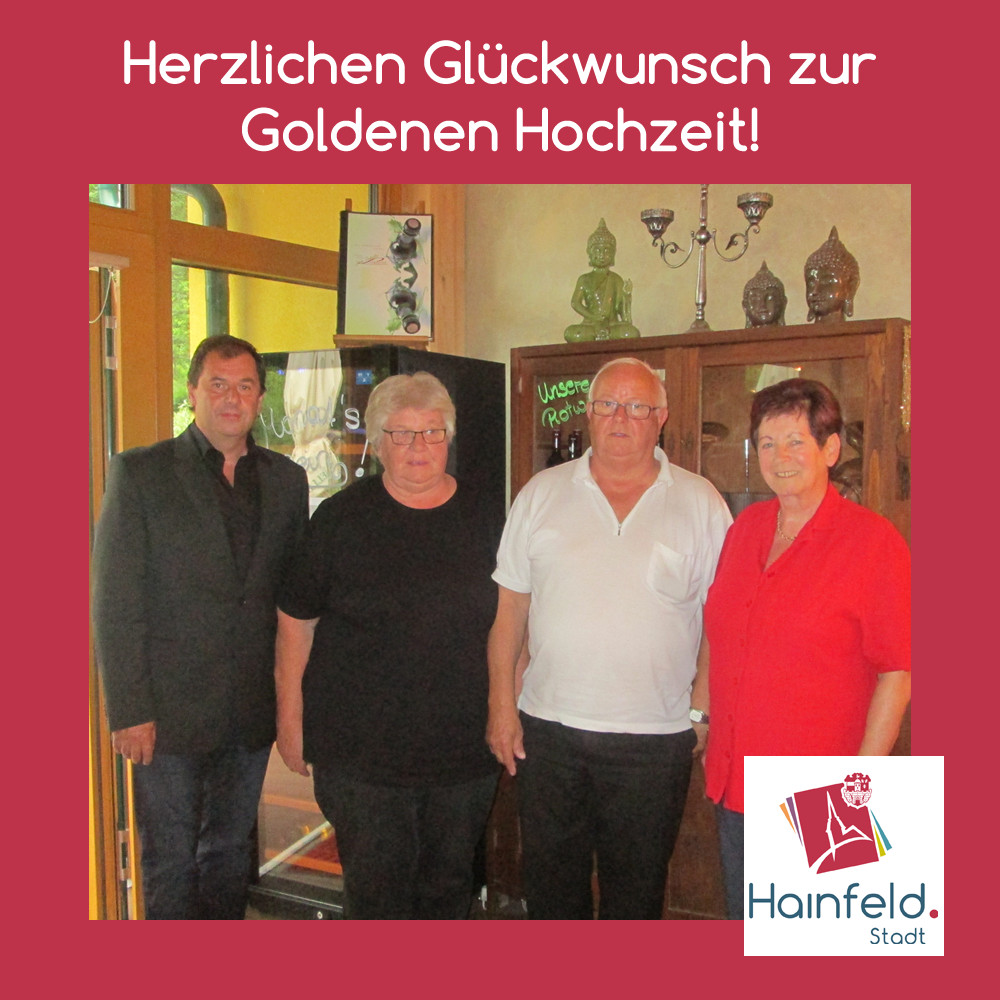 Gratulation Zur Goldenen Hochzeit
 Herzliche Gratulation zur Goldenen Hochzeit von Hannelore