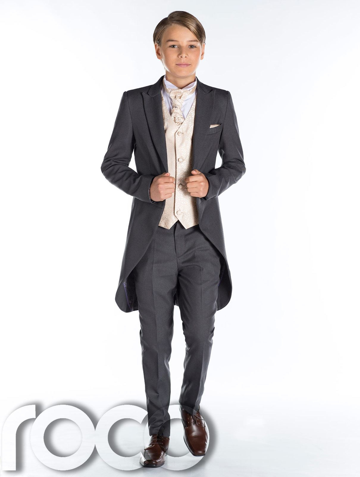 Grauer Anzug Hochzeit
 grau Frack Anzug Jungen Hochzeit Outfits prom anzug