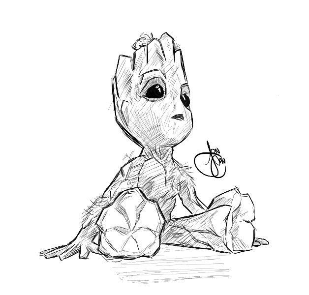 Groot Ausmalbilder
 Baby Groot by joncav182 on DeviantArt