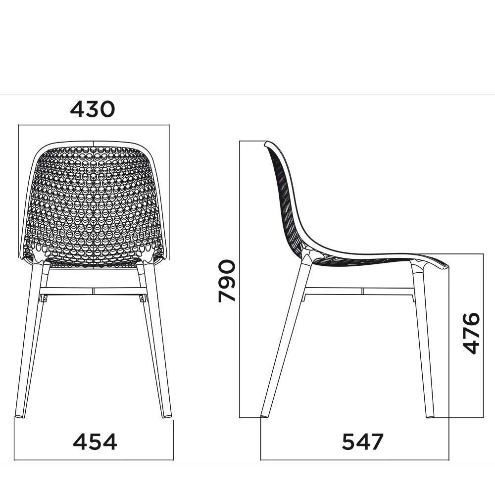 Grüner Stuhl
 Grüner Designer Stuhl mit Sitzschale Kunststoff