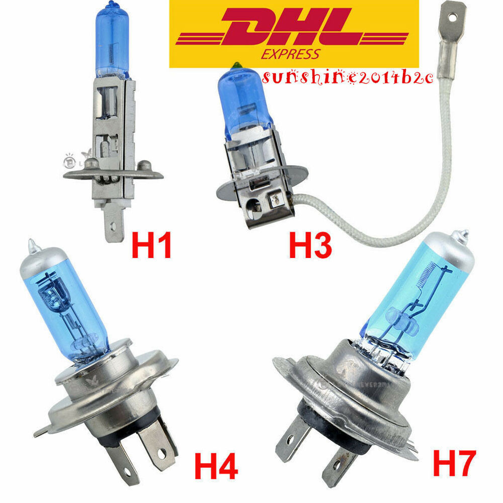 H7 Lampen
 H1 H3 H4 H7 55W 100W XENON LOOK OPTIK HALOGEN LAMPEN E