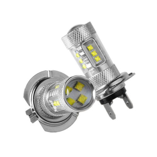 H7 Lampen
 2 stuks H7 LED Lampen CREE 80W Auto LED Mistlicht Wit 12V