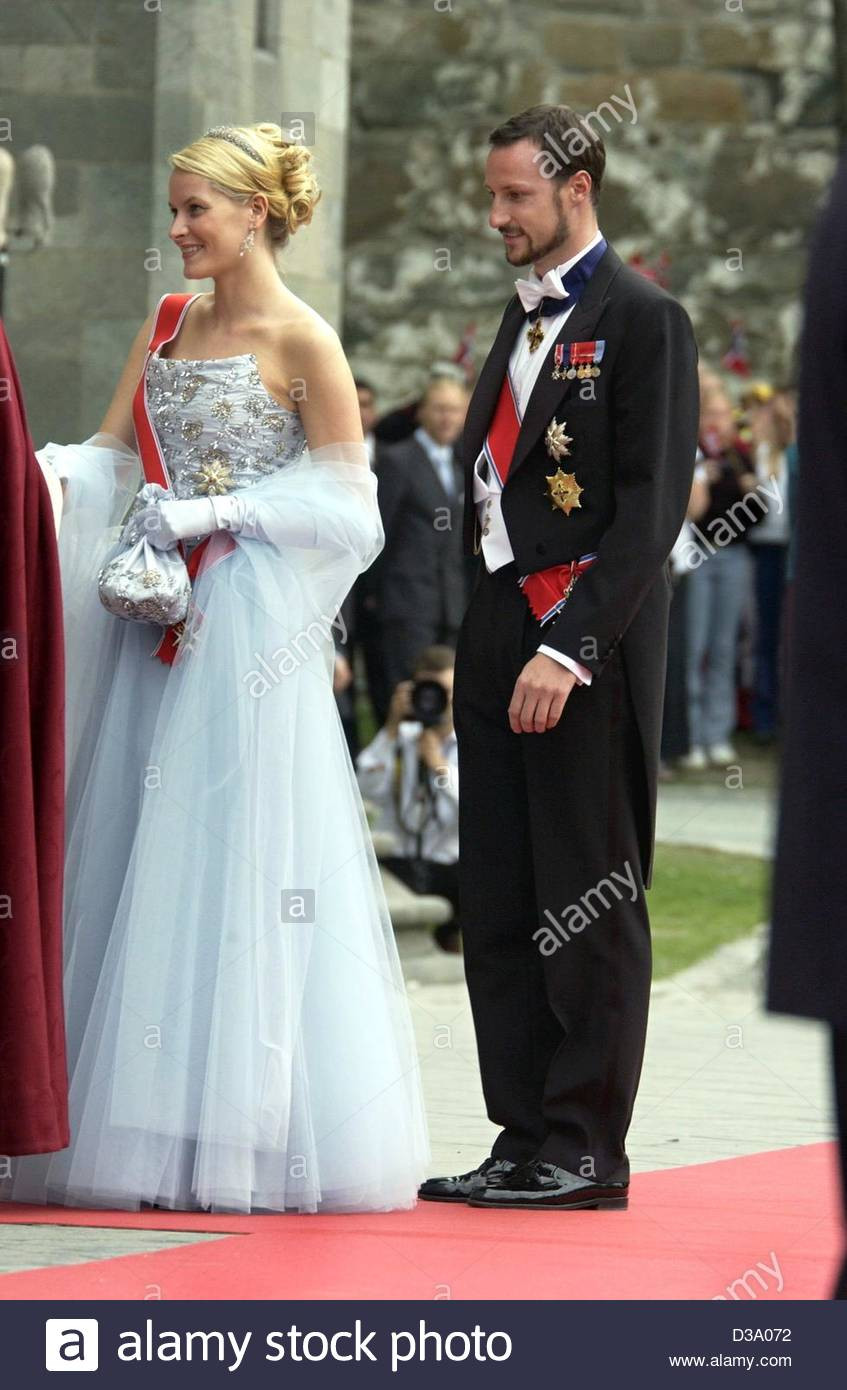 Haakon Hochzeit
 Dpa Kronprinzessin Mette Marit und Kronprinz Haakon