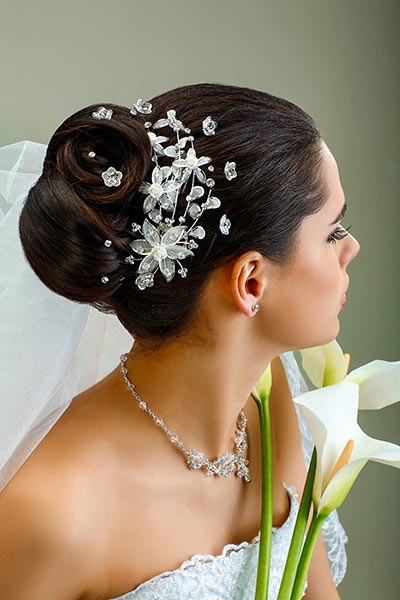 Haardraht Hochzeit
 Haardraht mit kleinen Kostbarkeiten