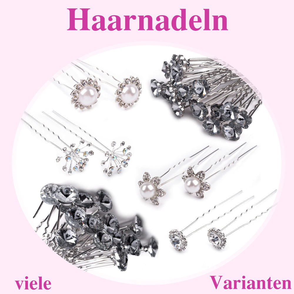 Haarnadeln Hochzeit
 Haarnadeln Strass Hochzeit Perlen Haarschmuck