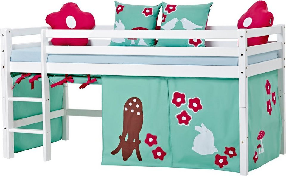 Halbhohes Bett
 Hoppekids Halbhohes Bett Forest 3 tlg kaufen