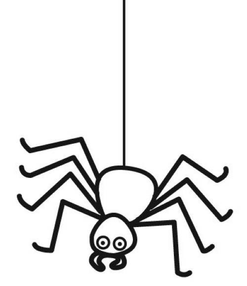 Halloween Ausmalbilder Spinne
 Kostenlose Malvorlage Halloween Spinne zum Ausmalen