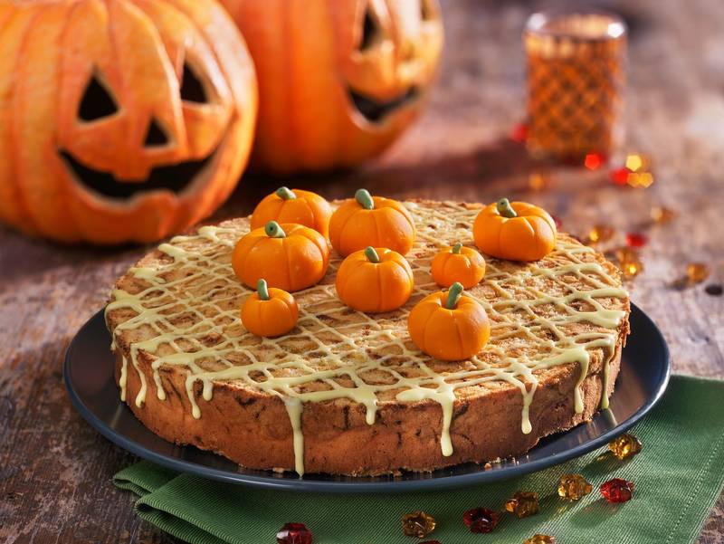 Halloween Kuchen
 Halloween Kürbiskuchen Rezept bei Diamant Zucker