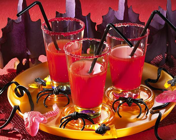 Halloween Rezepte Getränke
 Blutige Drinks zu Halloween Rezept