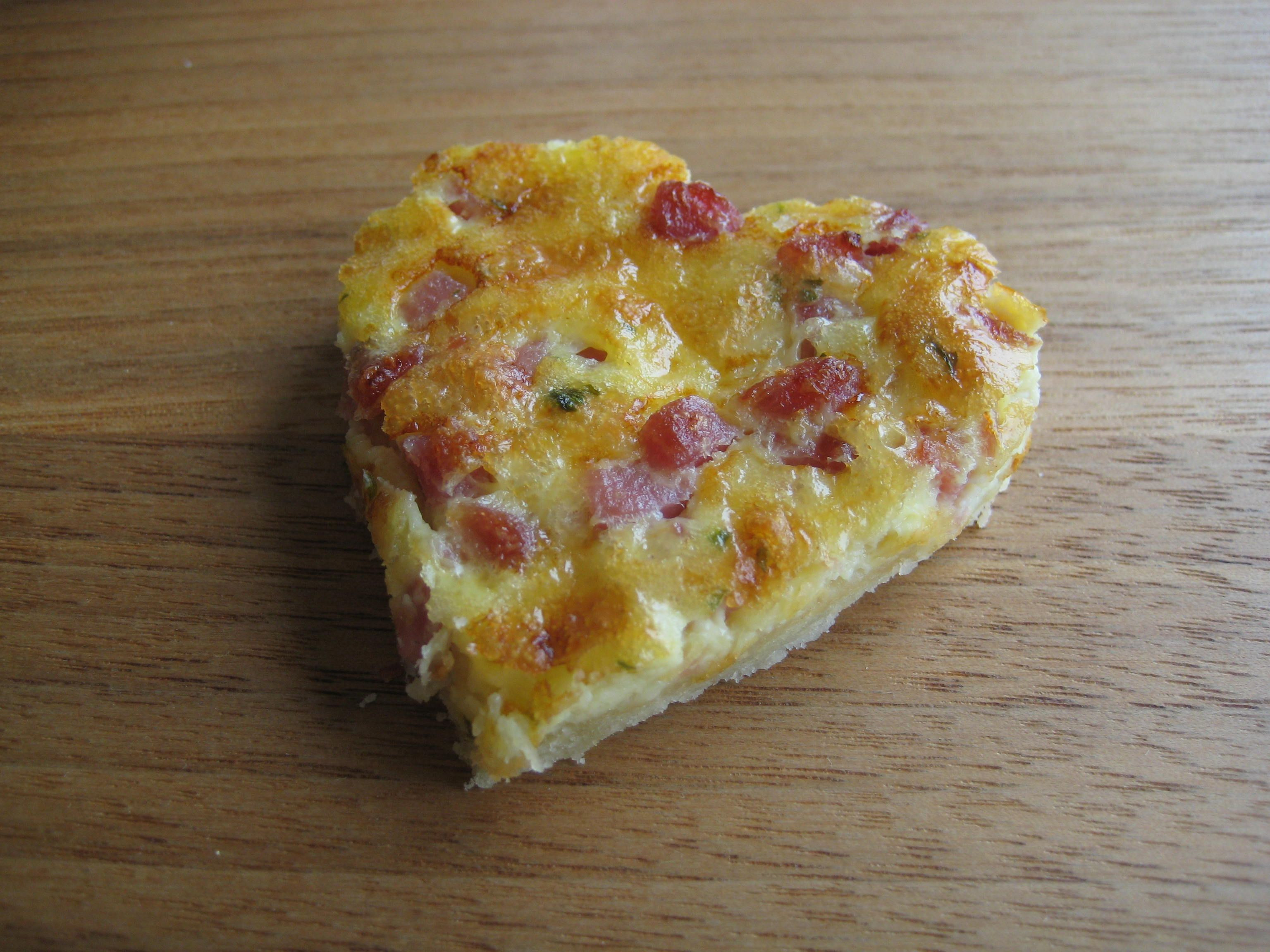 Häppchen Hochzeit
 Quiche Herzen zum Sektempfang