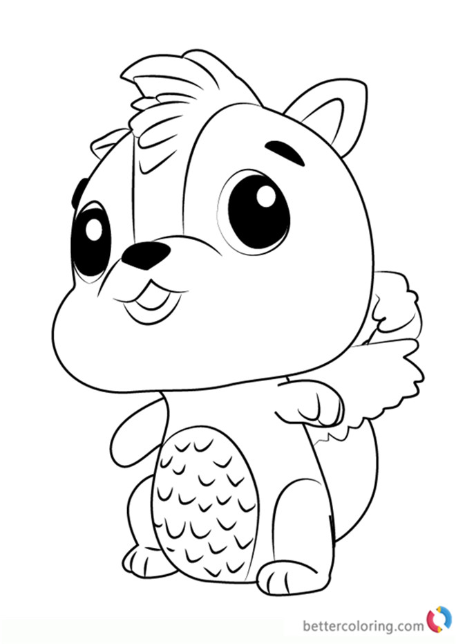 Hatchimals Ausmalbilder
 Skunkle from Hatchimals Coloring Pages Free Printable