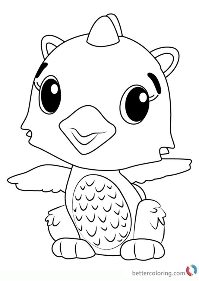 Hatchimals Ausmalbilder
 Polar Draggle from Hatchimals Coloring Pages Free