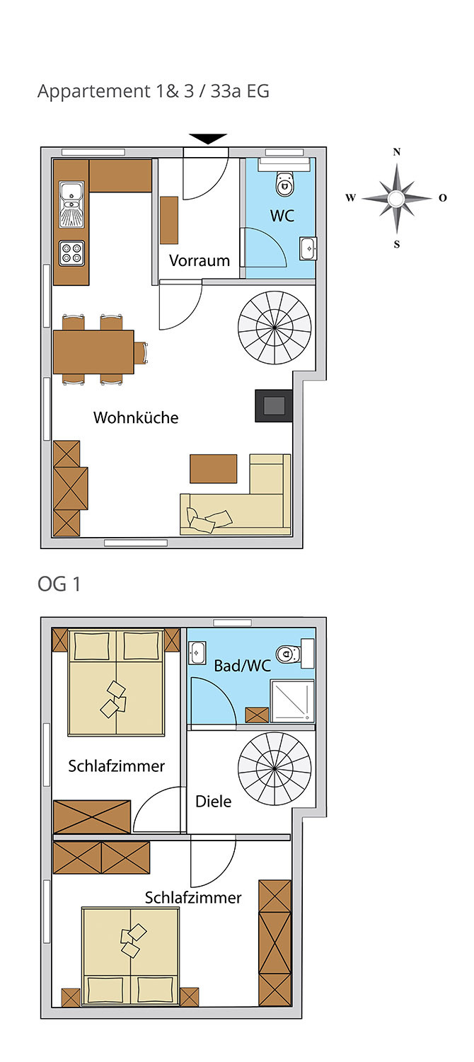 Haus 33a
 Katschberg Appartement 65m² max 6 Personen Katschberg