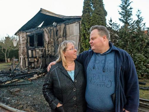 Haus Abgebrannt
 Haus abgebrannt – Schicksal spielt Ehepaar aus Germendorf