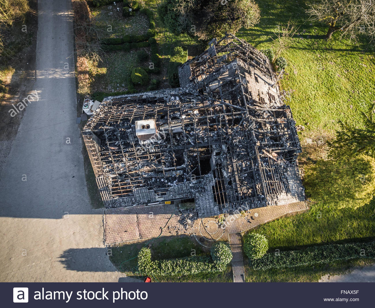 Haus Abgebrannt
 Burned House Stockfotos & Burned House Bilder Alamy