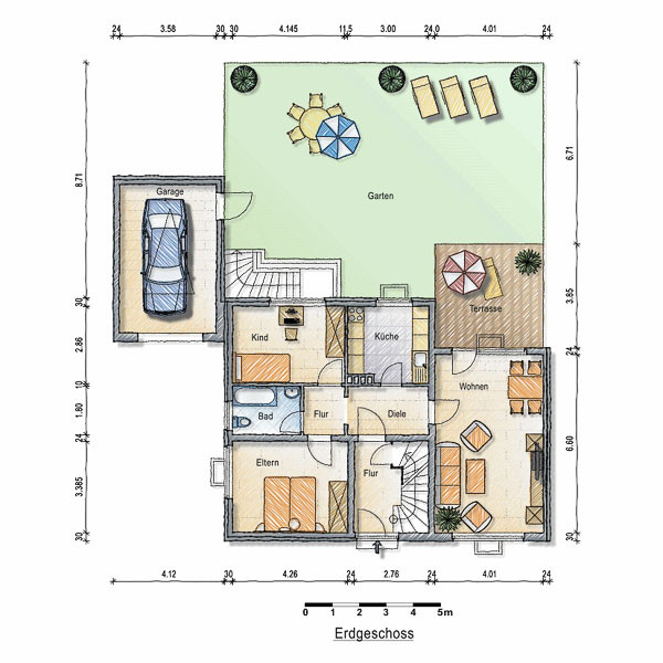 Haus Kaufen Krefeld
 DHH mit Garten und Garage als Einfamilien und