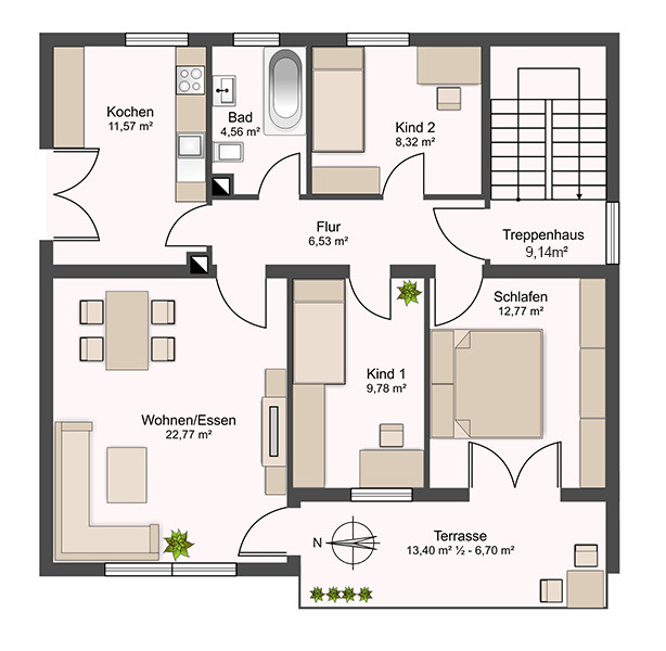 Haus Kaufen Neusäß
 Mehrfamilienhaus in Neusäß 214 m² Immobilienmakler für