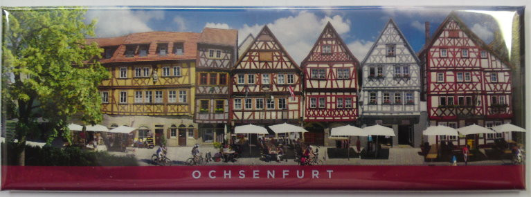 Haus Kaufen Ochsenfurt
 Tee kaufen im Fachgeschäft Magnetschild Fachwerkzeile