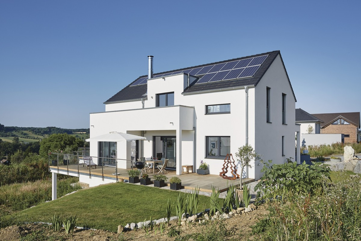 Haus Mit Einliegerwohnung
 Modernes Haus mit Einliegerwohnung WeberHaus