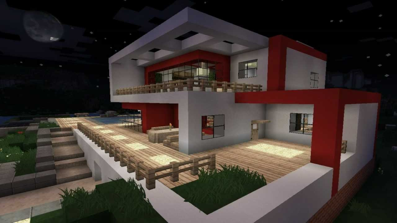 Haus Modern
 Minecraft modern house 1 Modernes Haus [HD]