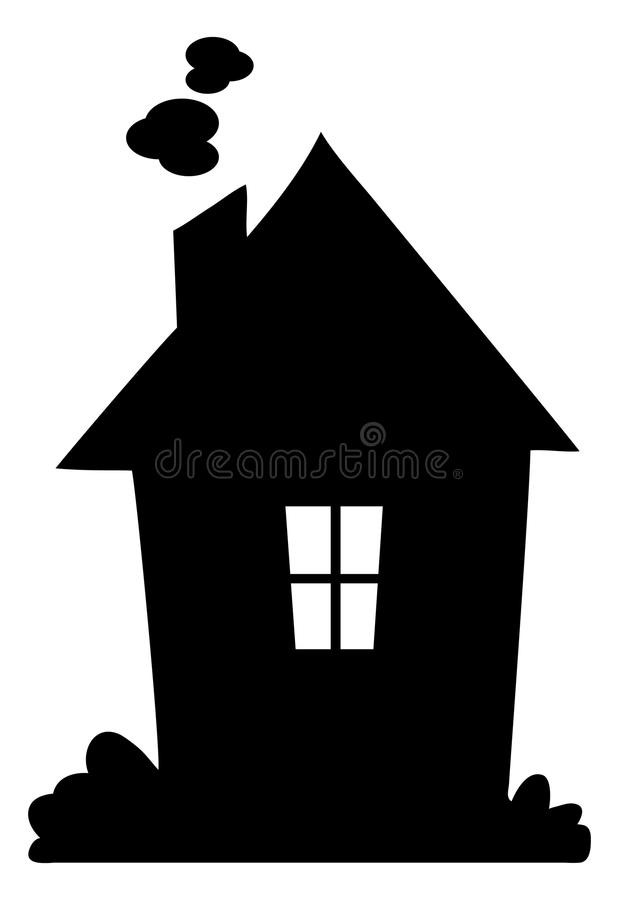 Haus Silhouette
 House Silhouette Royalty Free Stock Image
