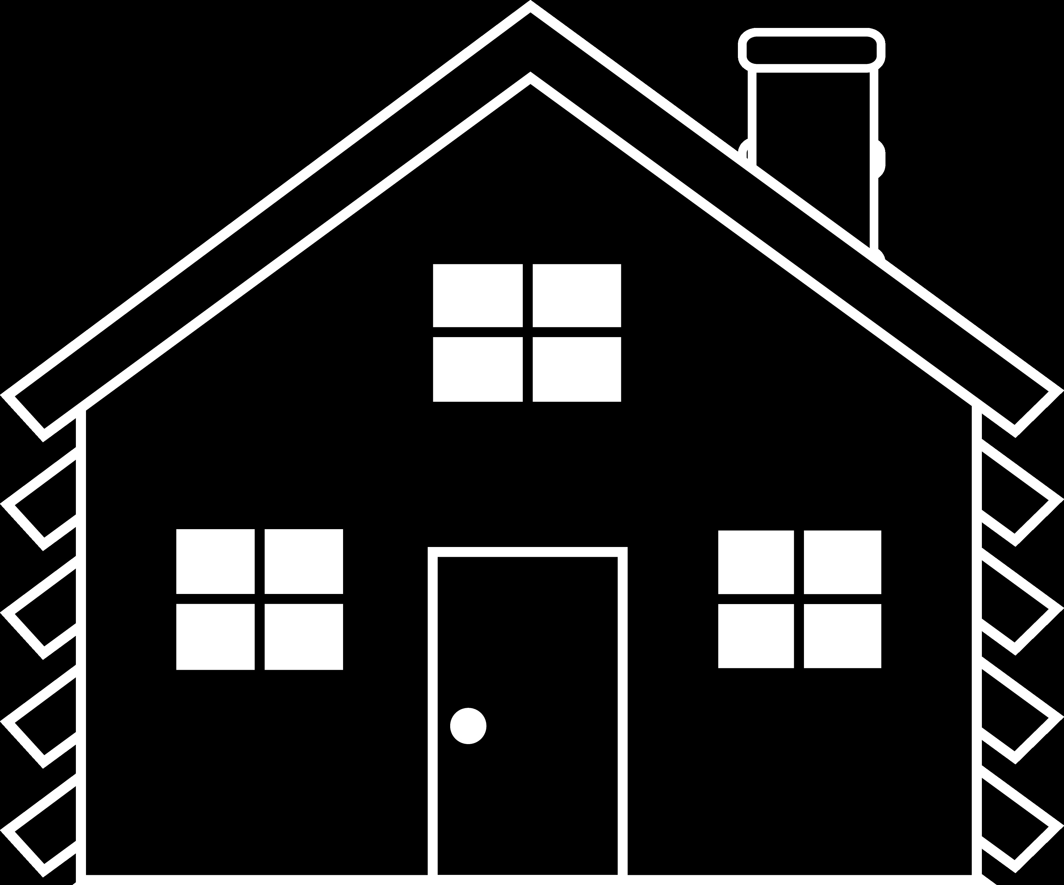 Haus Silhouette
 image of house Black Background Graphics