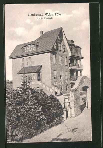 Haus Tanneck
 Wyk auf Föhr v 1953 Kinderheim "Haus Tanneck" Nr