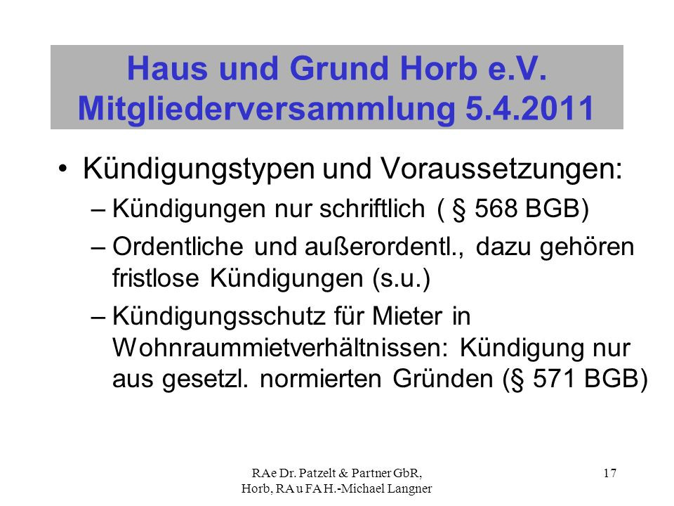 Haus Und Grund
 Haus und Grund Horb e V Mitgliederversammlung ppt video