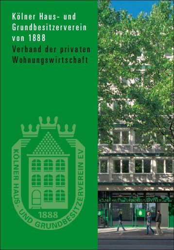 Haus Und Grundbesitzerverein
 Die Sanierungsklausel Kölner Pensionskasse