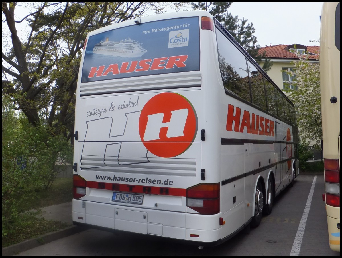 Hauser Reisen
 Setra 316 HDS von Hauser Reisen aus Deutschland in Binz am