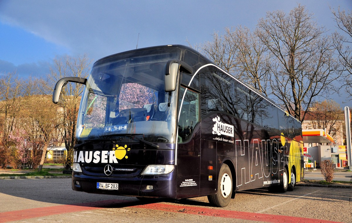 Hauser Reisen Rottweil
 Mercedes Benz Tourismo von Hauser reisen aus der bRD am 6