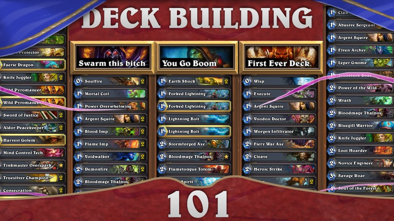 Hearthstone Deck Builder
 Hearthstone Deck Building 101 Jack of all Trades Paladin