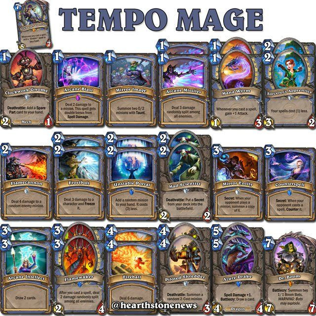 Hearthstone Magier Deck
 hearthstone Tempo Mage S20 hearthstone