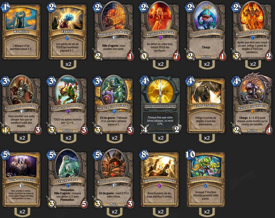 Hearthstone Murloc Deck
 Deck Paladin Murloc OTK ThijsNL LOE Millenium