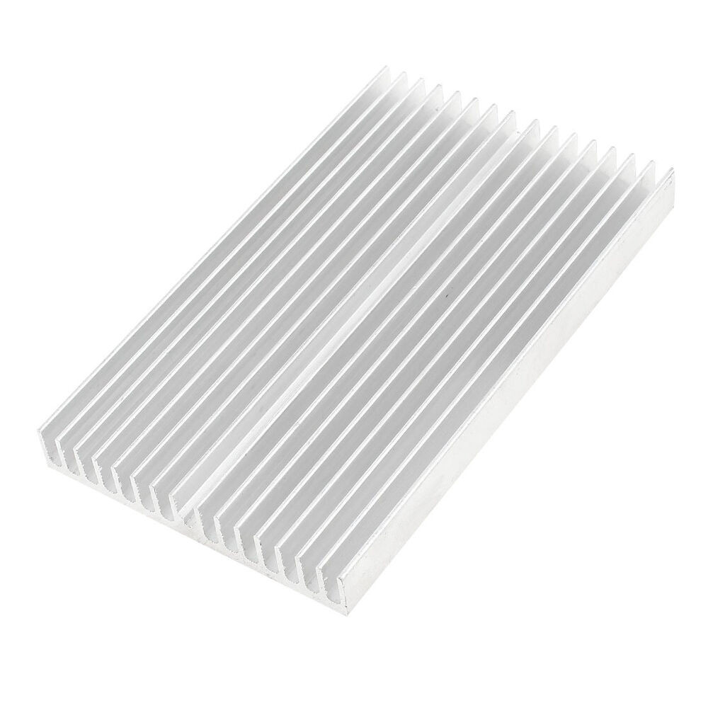 Heat Sink
 Silver Tone Aluminum Cooler Radiator Heat Sink Heatsink