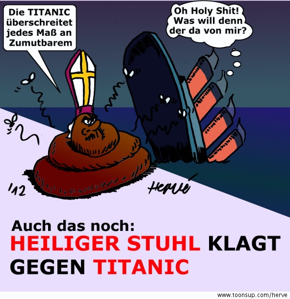 Heiliger Stuhl
 Cartoon Heiliger Stuhl vs TITANIC