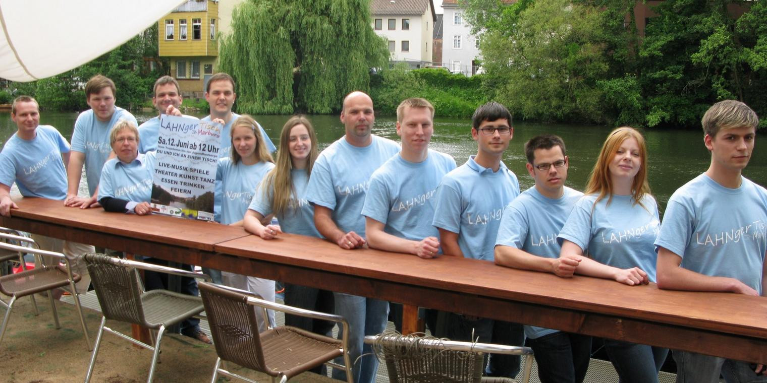 Heißer Tisch Marburg
 Marburg „Lahnger Tisch“ auf dem Trojedamm – op marburg