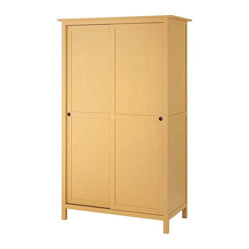 Hemnes Kleiderschrank
HEMNES Kleiderschrank mit 2 Schiebetüren gelb IKEA