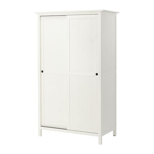 Hemnes Kleiderschrank
HEMNES Kleiderschrank mit 2 Schiebetüren weiß gebeizt IKEA