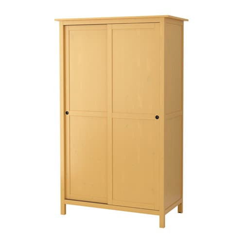 Hemnes Kleiderschrank
HEMNES Kleiderschrank mit 2 Schiebetüren gelb IKEA